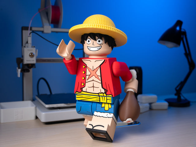 10X Scale Articulating Building Brick Minifigure – Fully Posable &amp; Interchangeable (Read ALL Description)